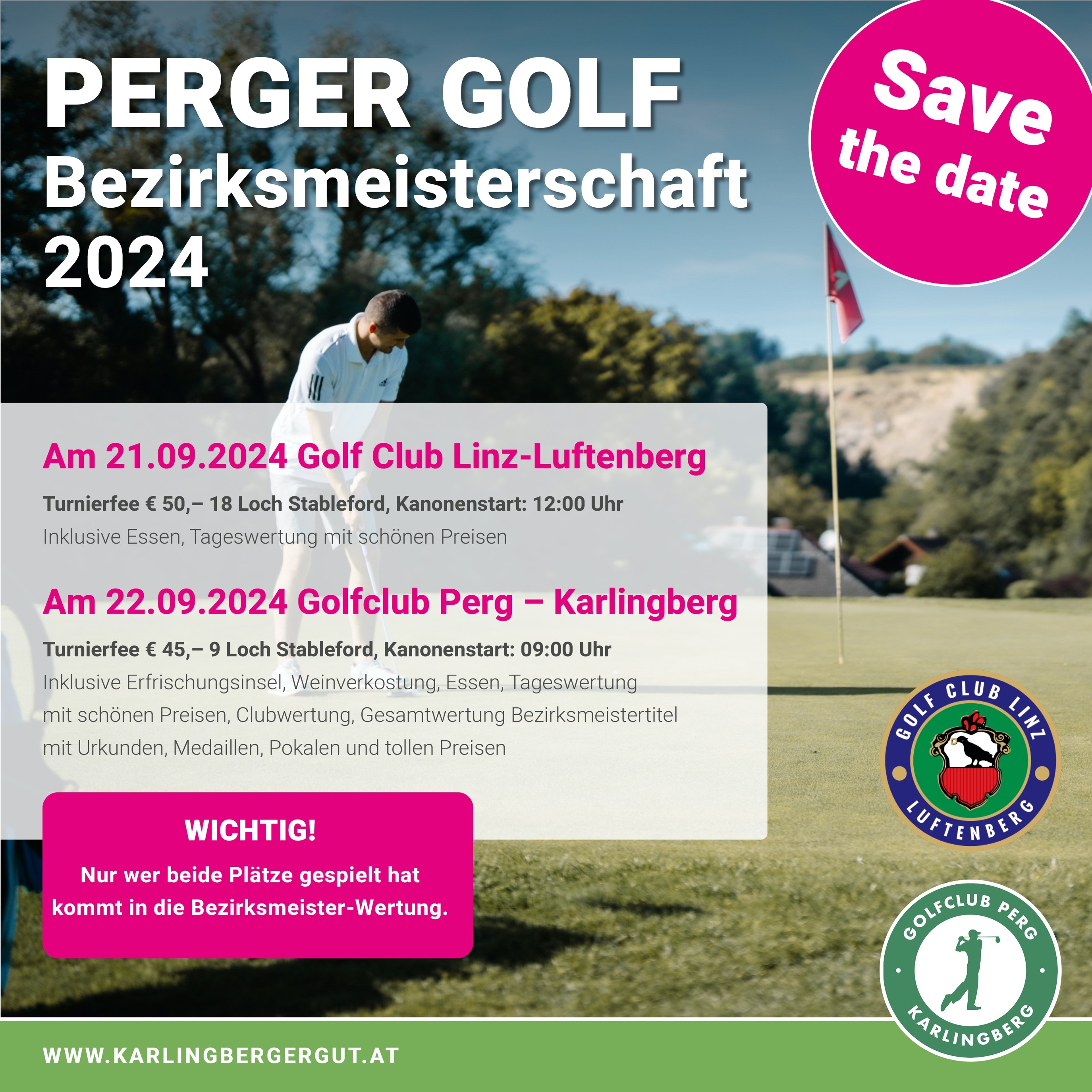 Perger Golf Bezirksmeisterschaften 2024